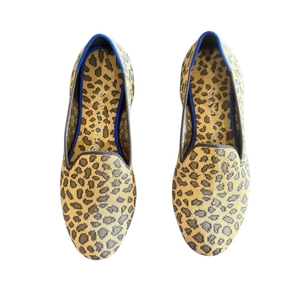 Rothy's Leopard Print Flats in Women’s Size 6.5. EUC - Picture 2 of 9